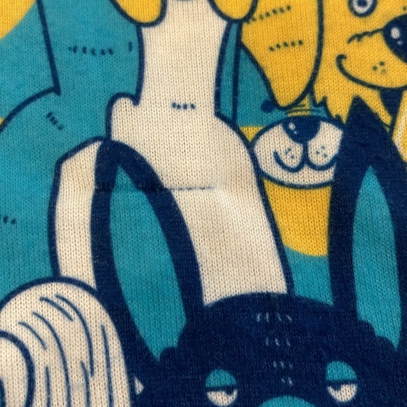 Nanu Colorful Cartoon‎ Dog Print Women's Open Cardigan M - Picture 7 of 7